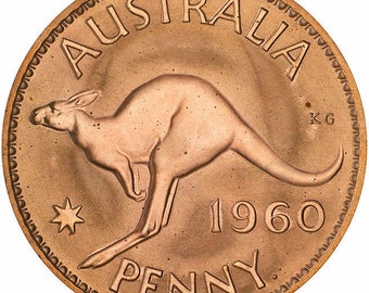 Post 1939 Kangaroo Australian Penny