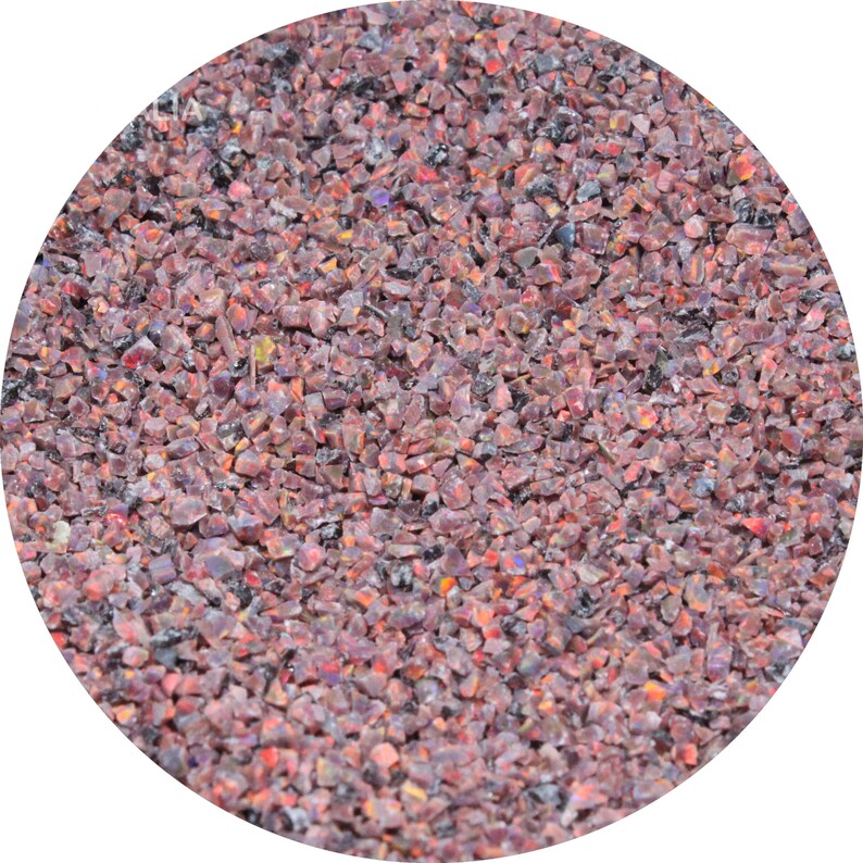 Black Cherry Crushed Opal For Jewellery Inlays Ring Making Nail Art Resin Art Inlay Pen Woodworking