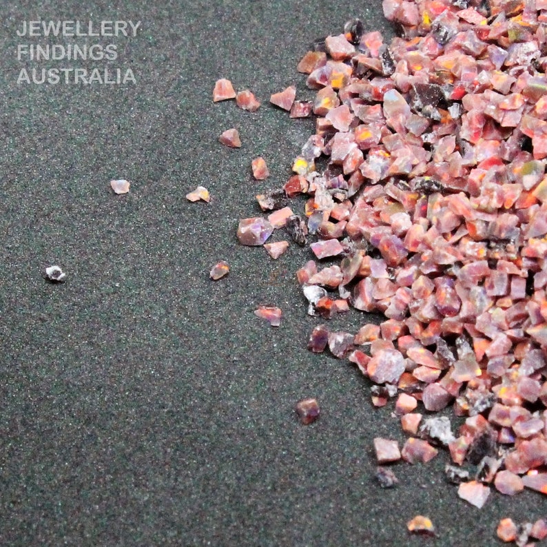 Black Cherry Crushed Opal For Jewellery Inlays Ring Making Nail Art Resin Art Inlay Pen Woodworking