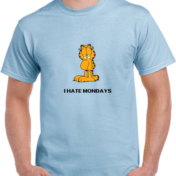 I Hate Mondays Garfield Tv Show Fan T Shirt