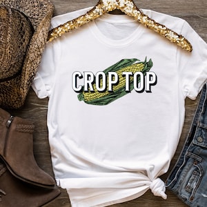 Crop Top Corn Shirt, Farming Shirt, Farming Life Tee, Funny Farming Shirts, Midwest Shirt, Corn Shirt, Farm Shirt, Farming Corn Shirt