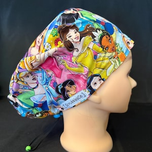 Princesses - Scrub Hat, Scrub Cap, Adjustable