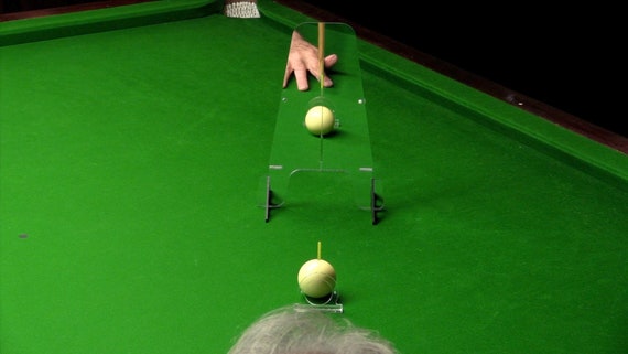 Snooker, Pool and Billiards Training Aid for a True and Straighter Cue  Action WATCH VIDEO 