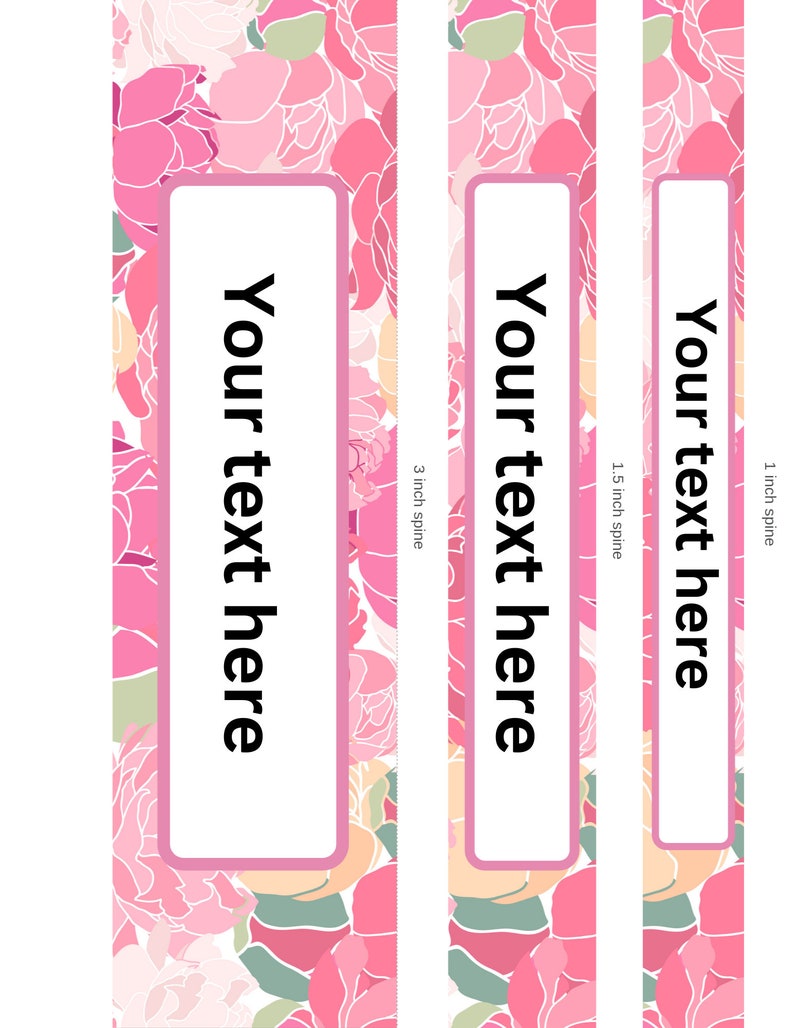 7 Editable Binder Cover Printables Classroom Decor Matching Etsy