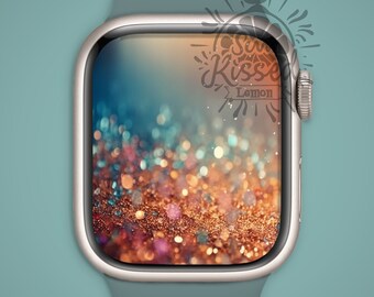 Glitter Sparkle Apple Watch Face High Resolution, Fits other watches