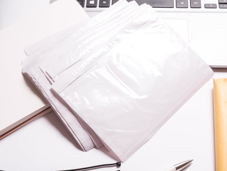 7 x 5 Clear Self Adhesive Poly Shipping Label holder 50 pcs Etsy