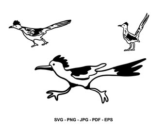 Roadrunner Svg, Chaparral Bird Svg, Roadrunner Sublimation Design, Print Background, Cutting Files for Cricut Silhouette