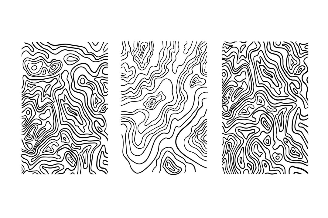 Svg Mapping Pattern Map Pattern SVG, Topographic Map Patterns, Topo Abstract Digital Papers ...