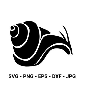 Lumaca - insetto - silhouette - SVG - eps - dxf - PNG - JPG - Clipart - Clip Art - Download immediato - Cricut Explorer