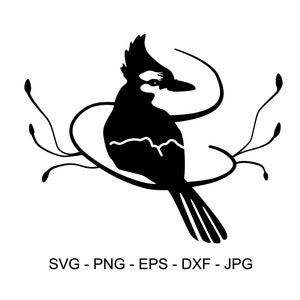Pássaro SVG, Clip Art de Pássaro, Arquivo de Corte de Pássaro, Silhueta, Arquivo de Corte Cricut, Download Digital