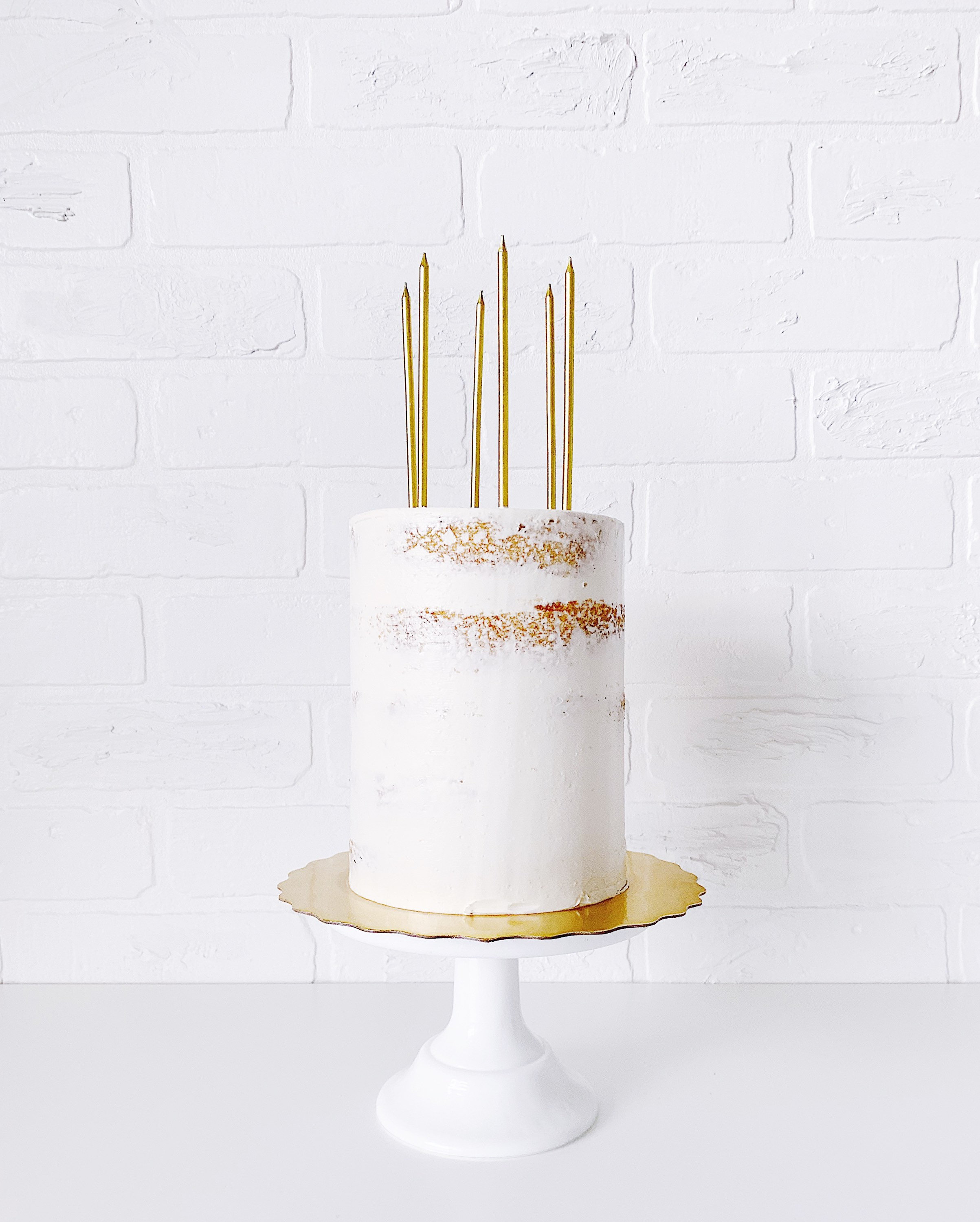 Slim Tall Gold Birthday Candles Long Birthday Candles Long Etsy