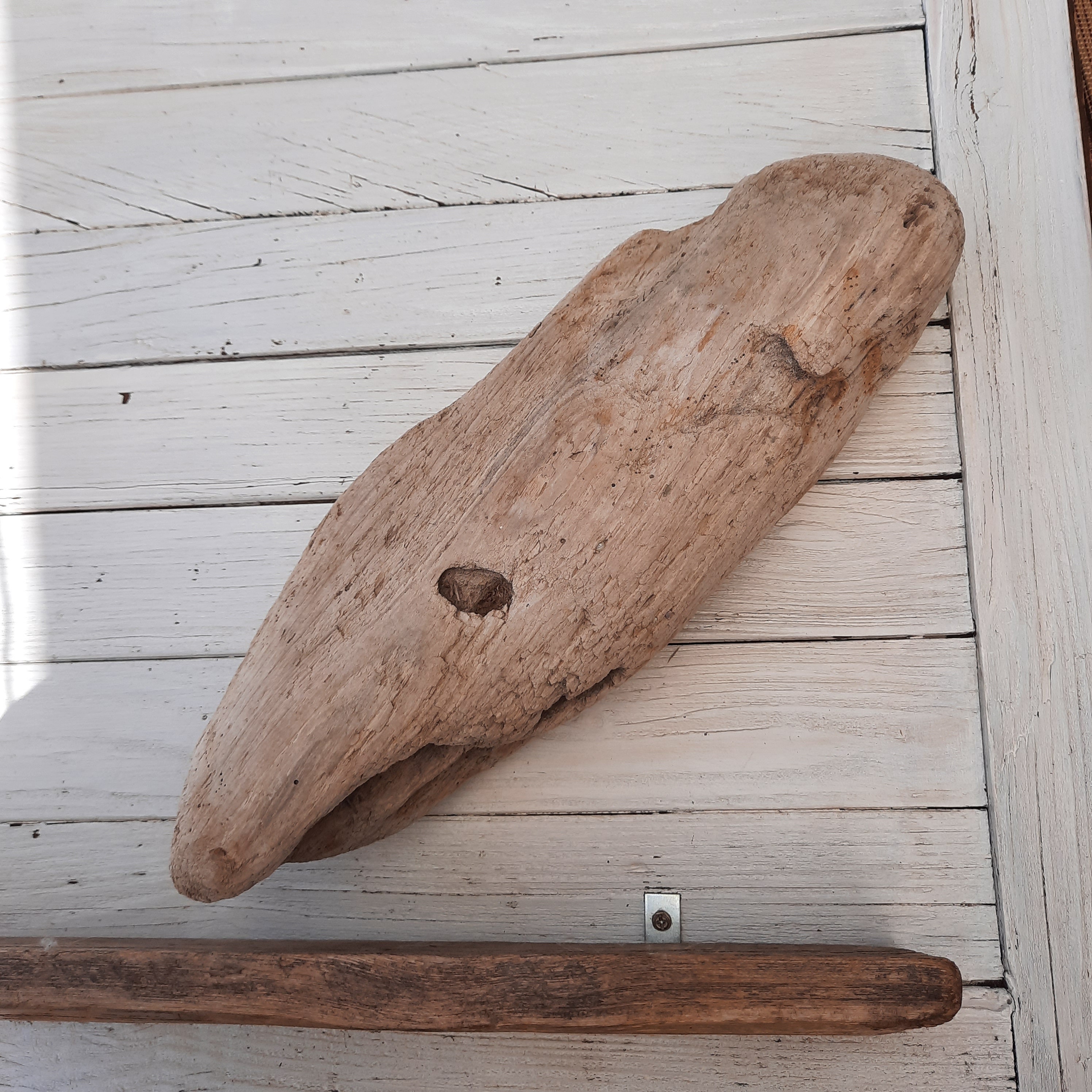 Large Thick Solid Driftwood Piece With Character for Your Etsy