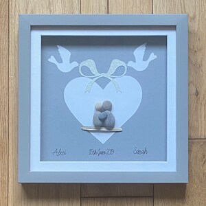 Just married gift, married couple gift, wedding gift, anniversary gift, to the happy couple, bride & groom, gift for her, handmade gift