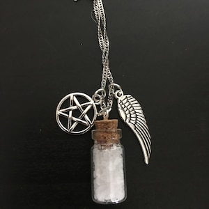 Angel Wing Supernatural Protection Necklace Halloween