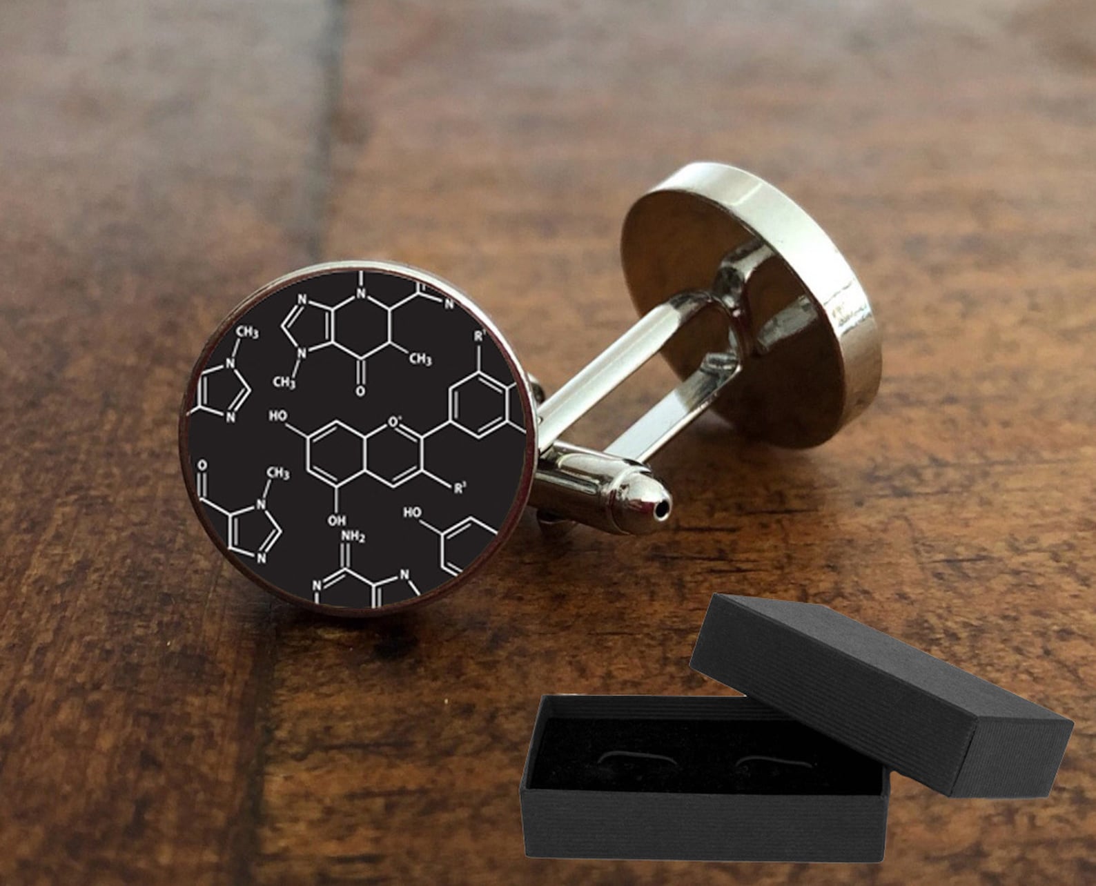 Chemical formula cufflinks - Grad Gifts for Ph.D. 