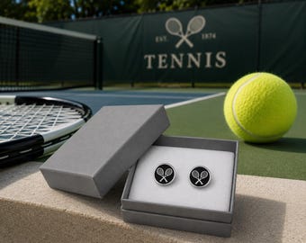 Tennis - Stud Earrings - Presentation Boxed - Gift