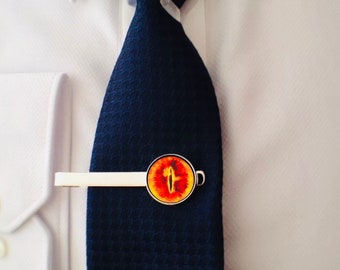 Evil Eye Tie Clip Bar - Boxed - Sauron - Christmas Birthday