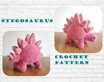 Stegosaurus Crochet Pattern PDF