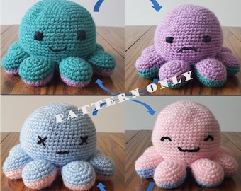 Reversible Octopus Crochet Pattern PDF