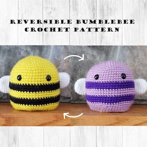 Reversible Bumblebee Crochet Pattern PDF