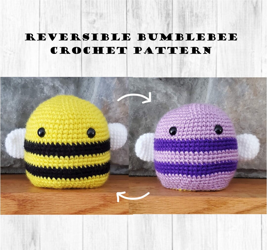 Reversible Bumblebee Crochet Pattern PDF - Etsy