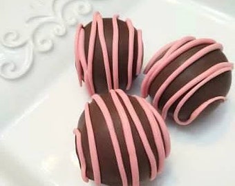 Raspberry Fudge Truffles, delicious truffles great for gifts