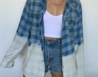 baggy flannel shirts