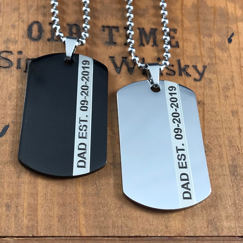 Custom Men Dog Tags Etsy