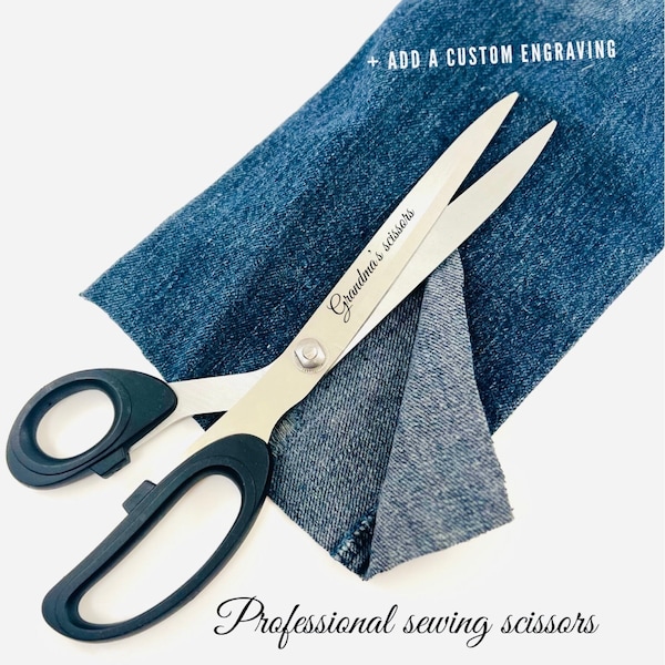 Sewing Scissors - Personalized Engraved Scissors - Professional Crafter Gifts - Unique Scissors Christmas Gifts - Gifts for Mom or Grandma