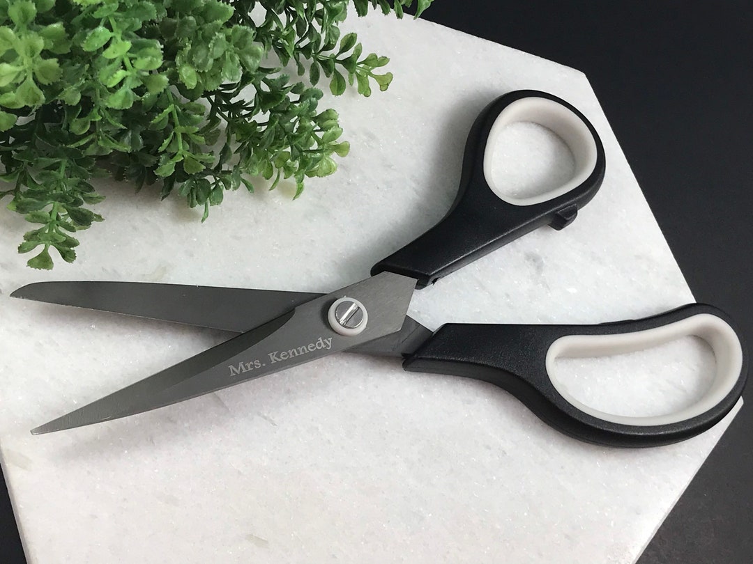 Engraved Adult Scissors Personalized Cutting Scissors Teacher Scissors  Custom Scissors for Gift Wrappers Personalized Adult Scissors 