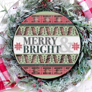 Frohe und helle Weihnachten Türschild, nordische Weihnachten SVG, Weihnachtsbaum Zeichen SVG, Weihnachten Willkommen svg, Laser geschnitten Datei, Glowforge SVG