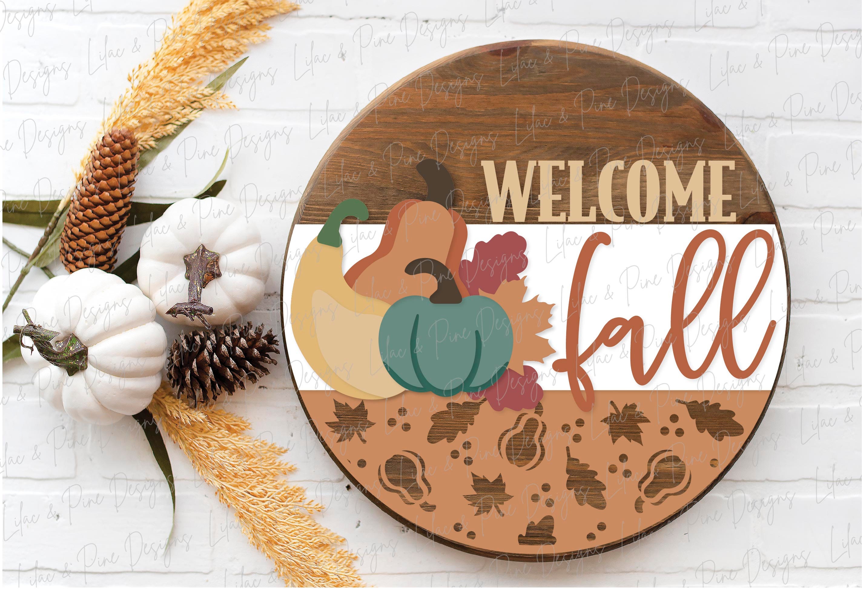 Fall Welcome Sign Bundle Fall Door Hanger SVG Nuthouse Svg - Etsy
