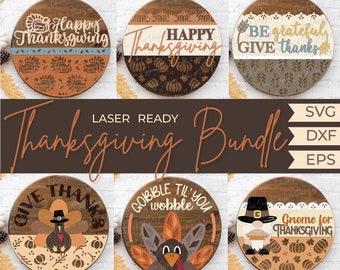 Thanksgiving welcome sign bundle, Thanksgiving door hanger SVG, Turkey sign SVG, Happy Thanksgiving svg, Glowforge SVG, laser cut file