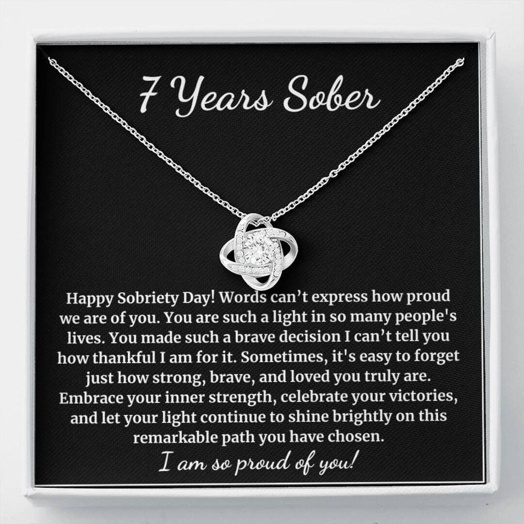 7 Years Sober Gift for Her Sobriety Gift for Women 7 Years Etsy