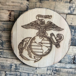 Bourbon barrel head - military - marine