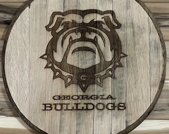 Bourbon barrel gift - Georgia Bulldogs