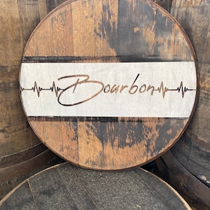 Heart beat of bourbon - barrel head