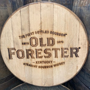 Old forester bourbon barrel head