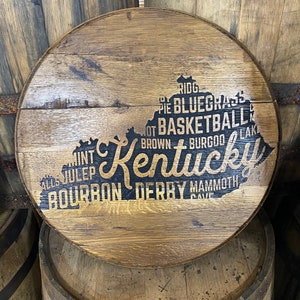 State of Kentucky barrel head