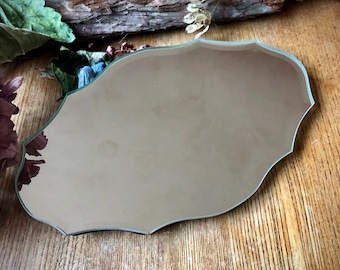 Scolloped Beveled Mirror