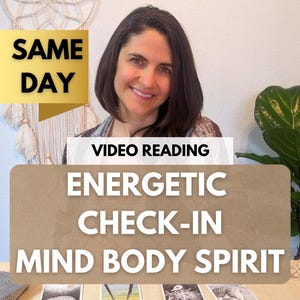 Energetic Check In Tarot Reading for Self Love and Empowerment Intuitive Psychic Reading SAME DAY Video Tarot Reading
