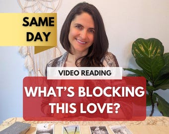 ¿Qué impide que suceda este amor? Lectura de tarot Amor Alma gemela Llama gemela ¿Estaremos juntos? Lectura de tarot Lectura de video EL MISMO DÍA