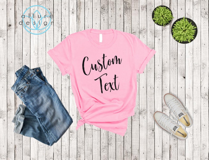 custom t shirts etsy