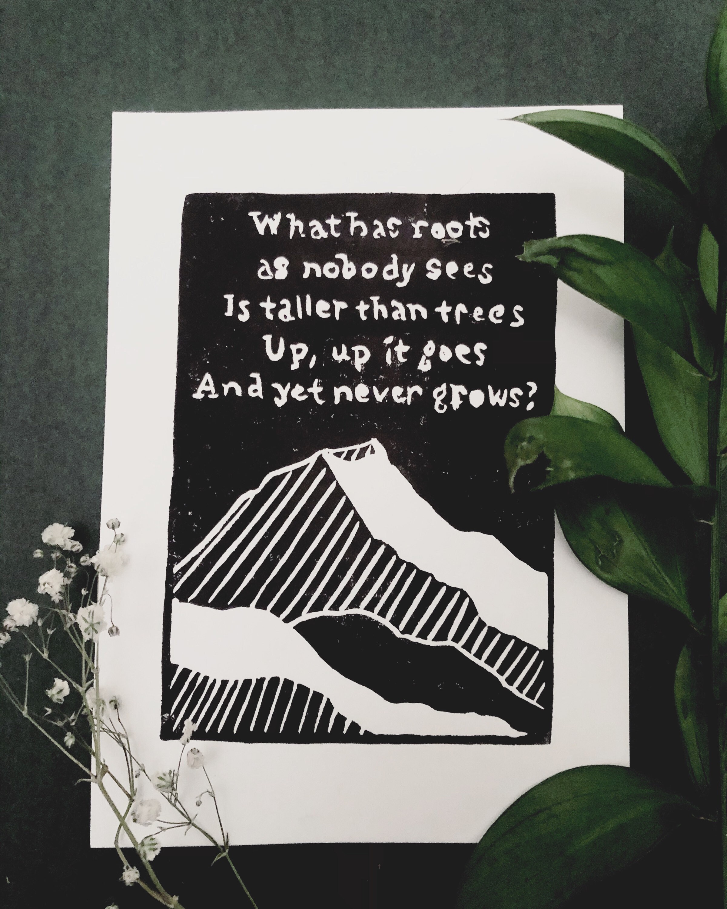 Mountain Riddle Etsy