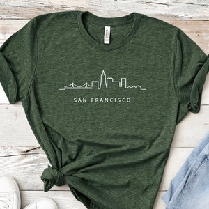 San Francisco Shirt | San Francisco City Shirt | California Shirt | California Tee | San Francisco Shirt | San Fran TShirt | Cityline Shirt