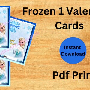 Frozen Valentine Cards