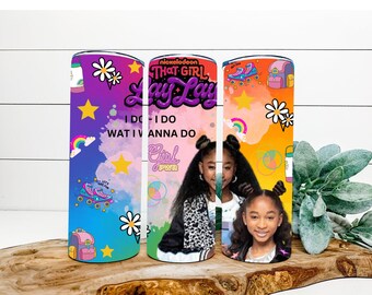 Lay Lay Tumbler Wrap: 20 oz Custom Design (Digital Download)