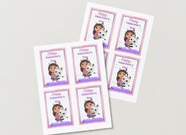 Dollhouse Valentine cards