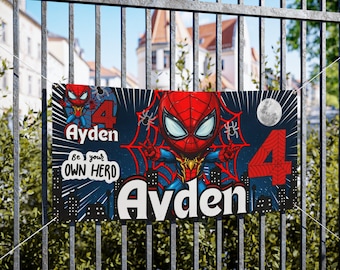 1 zdjęcie, imię i wiek | Niestandardowy baner urodzinowy 60x36 | Cyfrowe tło na imprezę do druku