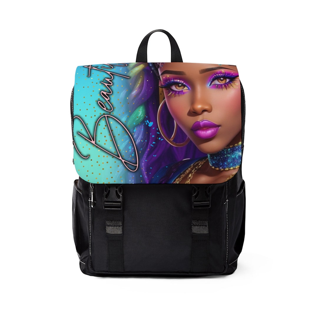 Unisex Casual Shoulder Backpack Etsy